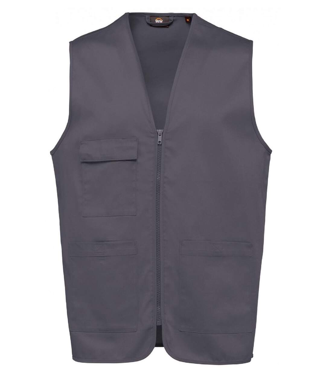 Gilet multipoches léger sans manches - Unisexe - WK608 - gris convoy