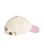 Casquette De Baseball Motif Contrasté Adulte Naturel Rose Beechfield-2
