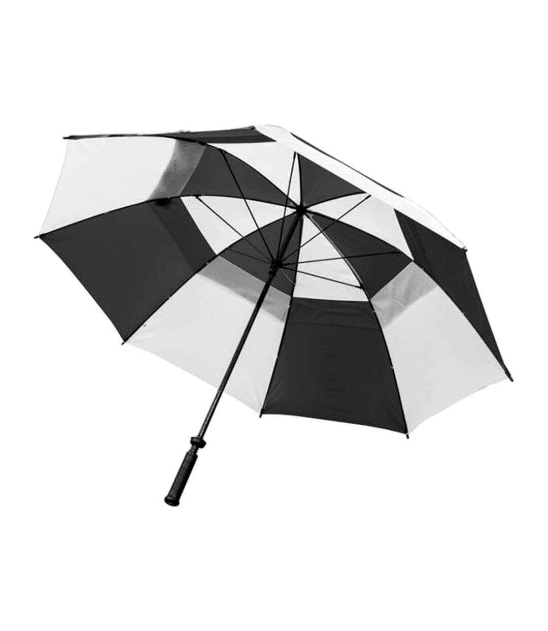 Parapluie golf taille unique noir / blanc Longridge-1