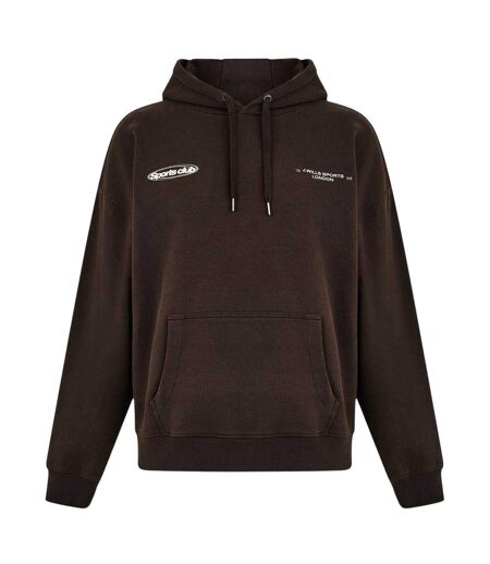 Mens Back Print Regular Hoodie Coffee Jack Wills