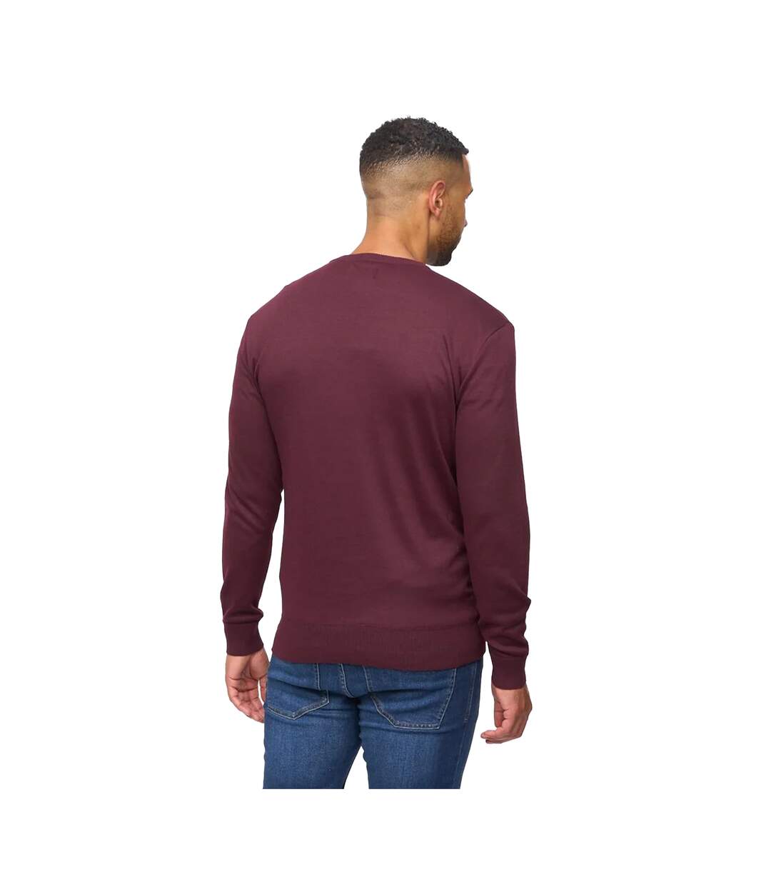 Pull Pepston Homme Bordeaux Chiné Bewley & Ritch-3