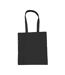 Recycled Cotton Gusseted Tote Bag One Size Black United Bag Store-1