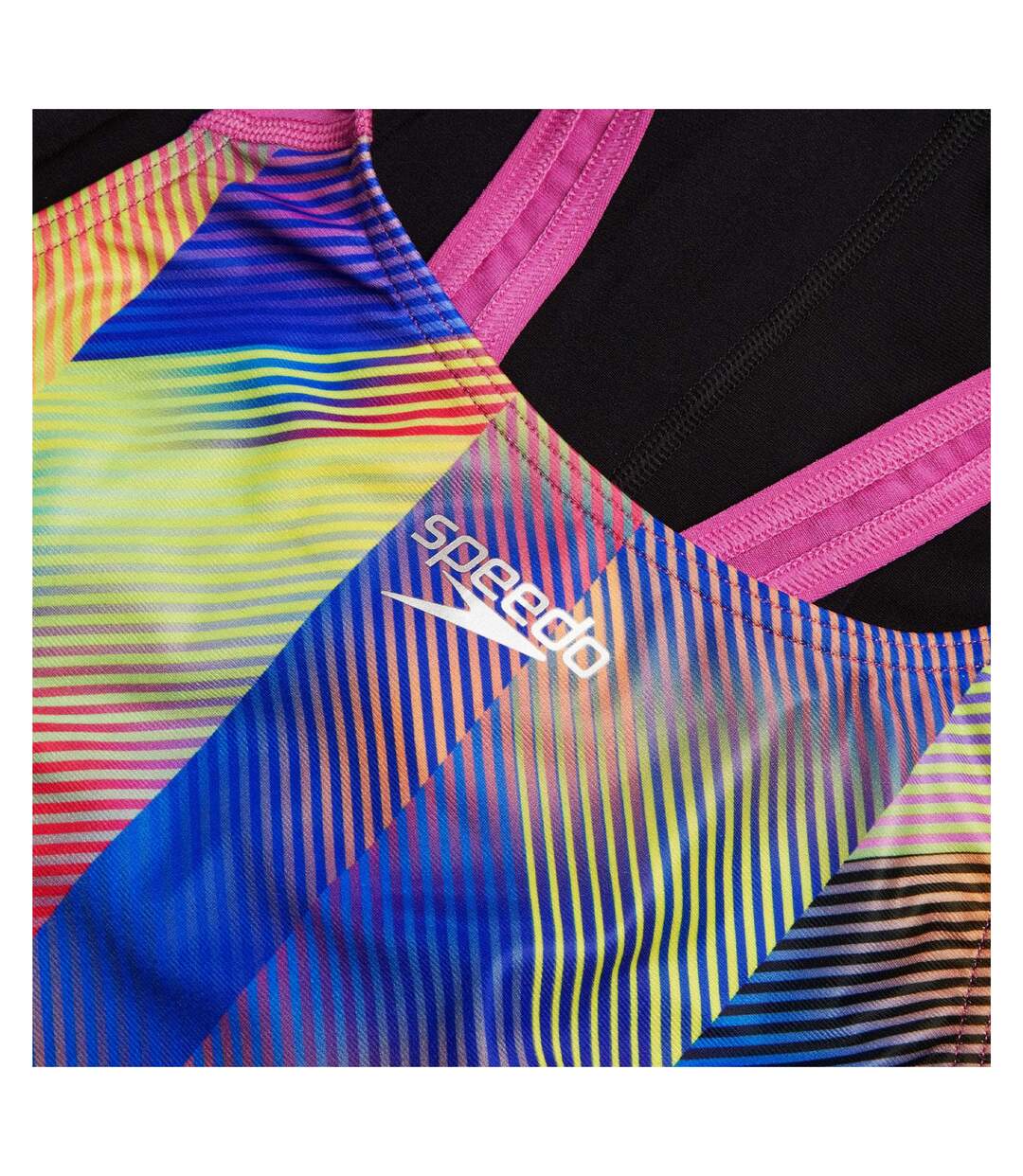 Womens/ladies Recordbreaker Digital All-over Print Training One Piece Swimsuit Multicoloured Speedo-4