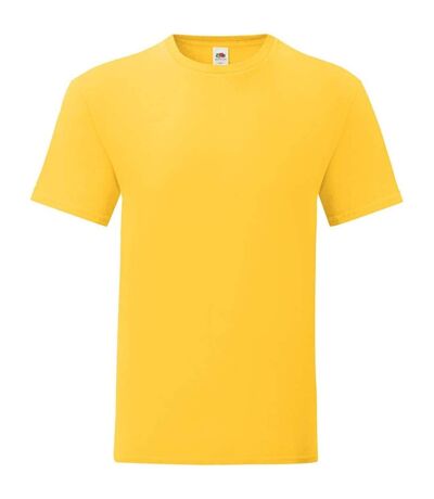 Fruit of the Loom Mens Iconic T-Shirt (Sunflower Yellow) - UTBC4909