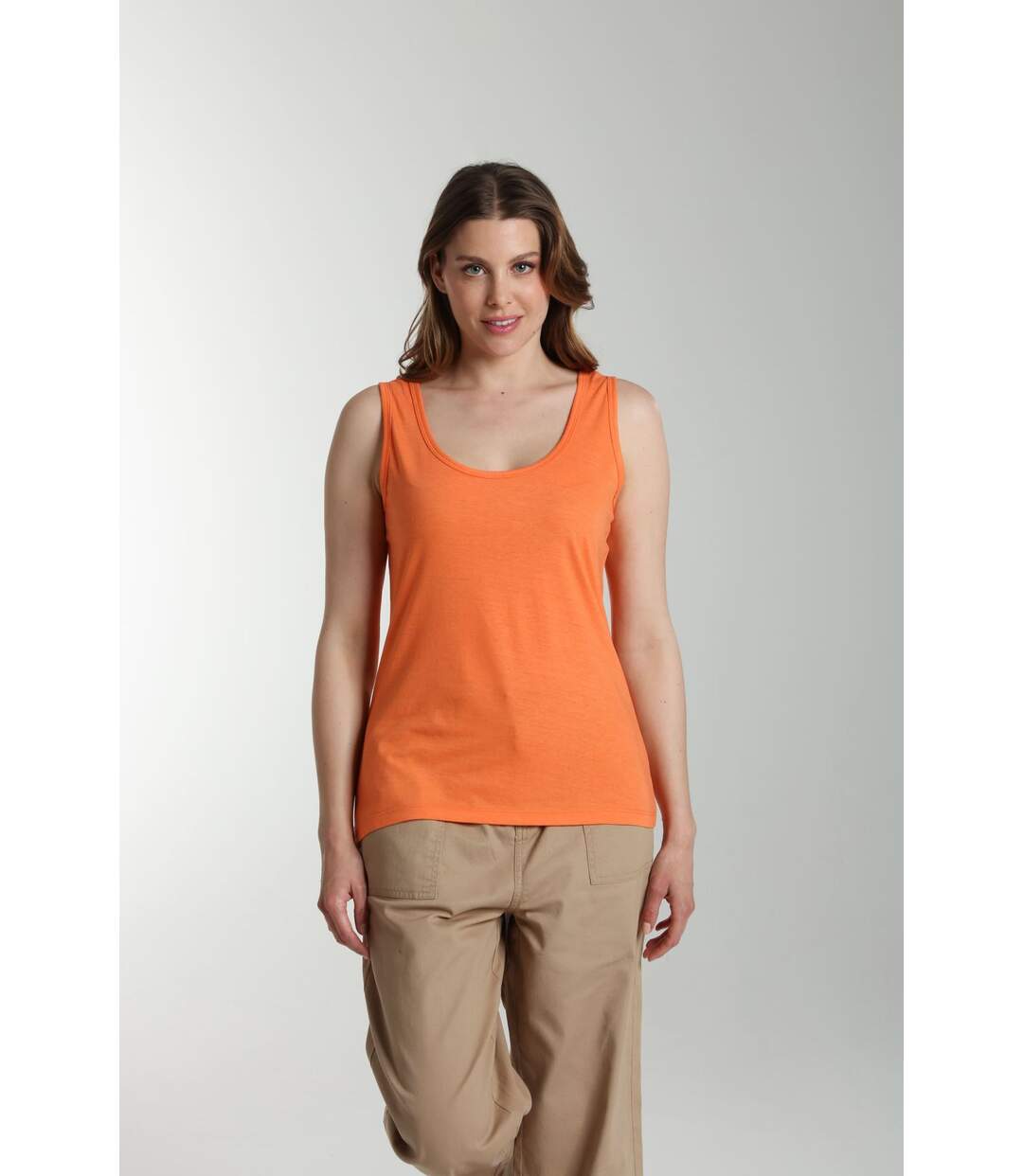 Debardeur Femme Manon Corail Rose(orange) | Gerard Pasquier | Gerard Pasquier-1