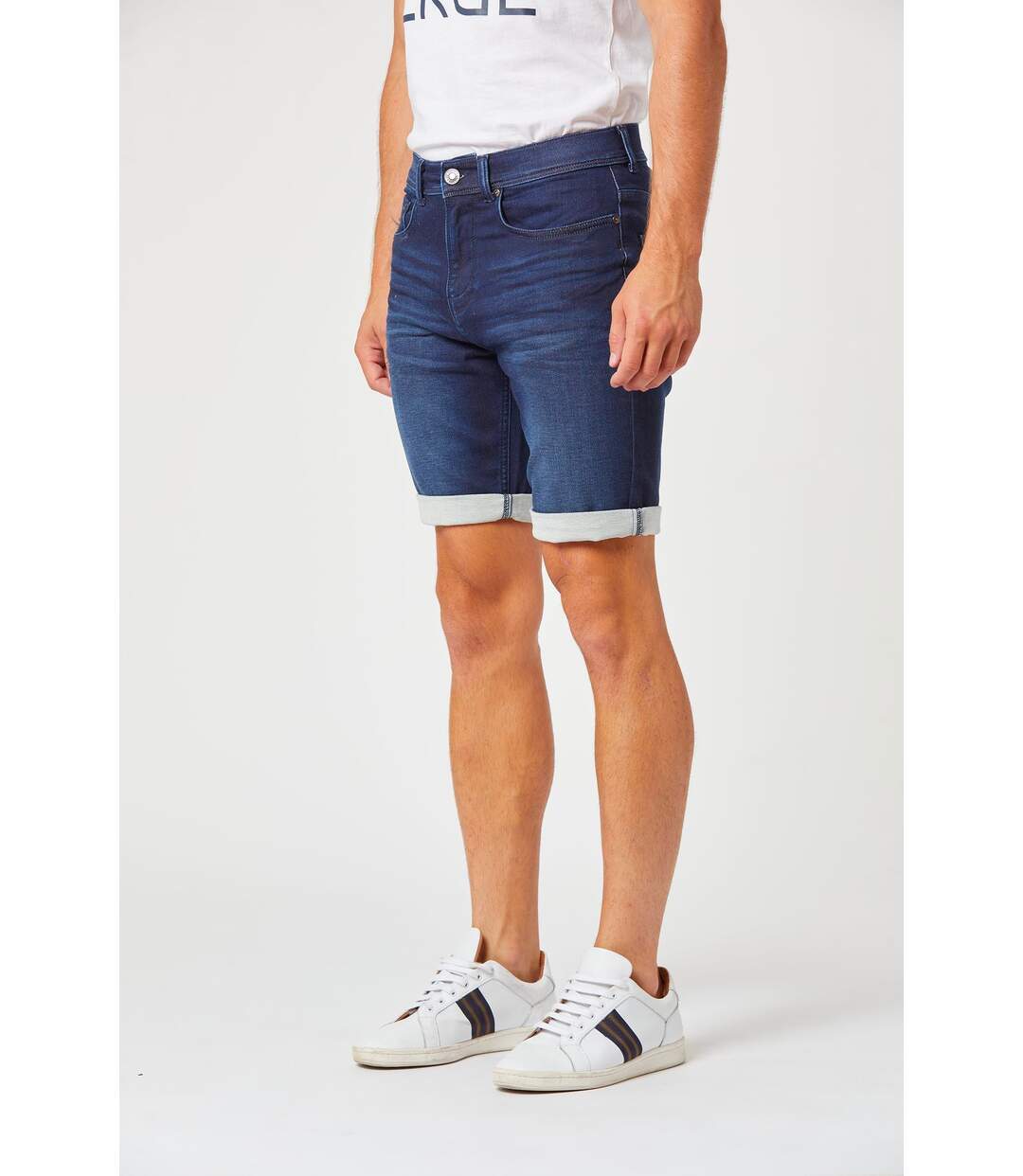 Short NANOT Tropical blue brushed-3