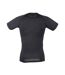 Mens Slim T-shirt Black Black Tombo-2