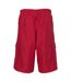 Short De Bain Motif/style Rayé Homme Rouge Burnside-2