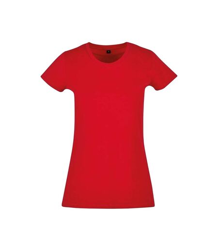T-shirt Basic Femme Rouge Vif Build Your Brand