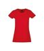 T-shirt Basic Femme Rouge Vif Build Your Brand-1