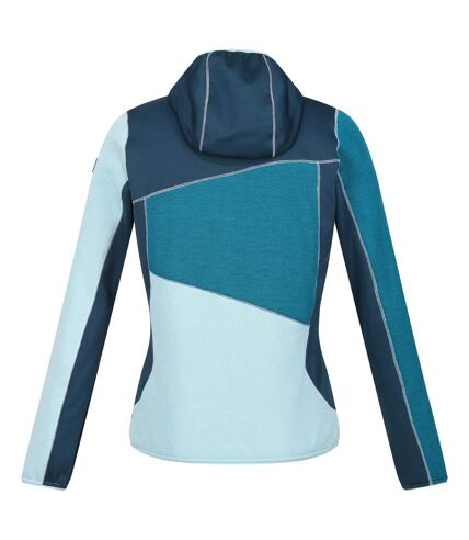 Regatta Womens/Ladies Walbury VI Marl Full Zip Fleece Jacket (Sea Haze/Reflecting Lake) - UTRG8786