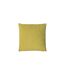 Furn Kobe Velvet Throw Pillow Cover (Ochre Yellow) (One Size)