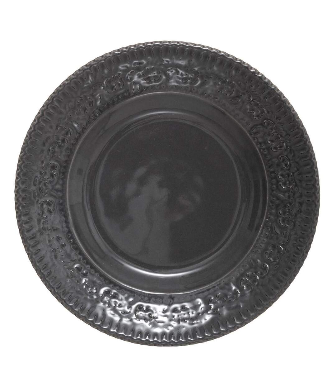 Lot de 6 Assiettes à Dessert Gypsy 22cm Gris-1