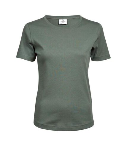 Tee Jays Ladies Interlock T-Shirt (Leaf Green)