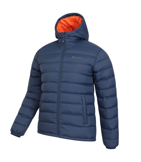 Mens Seasons Ii Camo Padded Jacket Blue Mountain Warehouse