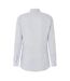 Mens Microprint Oxford Long-sleeved Formal Shirt White Hugo-2
