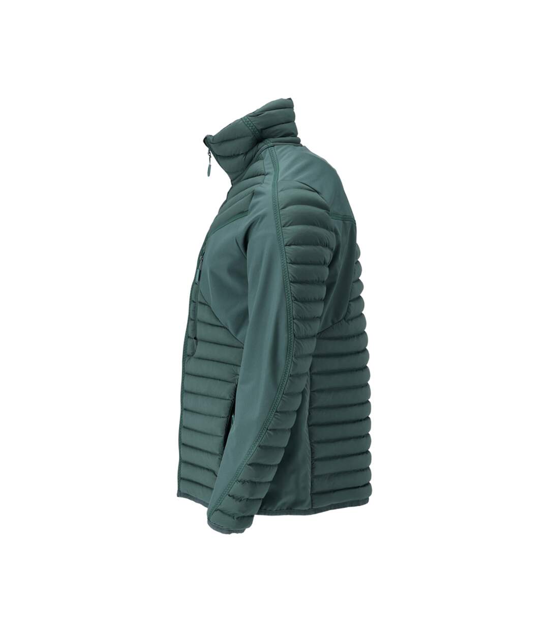 Mens Customized Jacket Forest Green Mascot-3