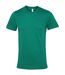 Unisex adult jersey crew neck t-shirt kelly green Bella + Canvas