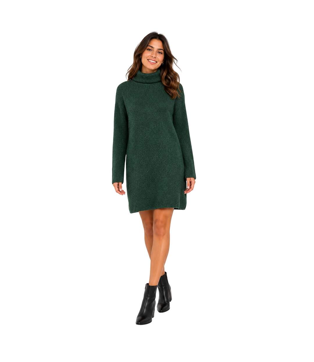 Robe Pull Femme Vert Randonnée Pieces-4