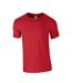 T-shirt Softstyle Adulte Rouge Gildan-1