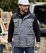 WORKER SH1034 IMPERMÉABLE — Gilet sans manches gris et noir : étanchéité totale et confort polaire-5