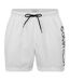 Short De Bain Motif/style Logo Homme Blanc Blanc Cassé Calvin Klein-1