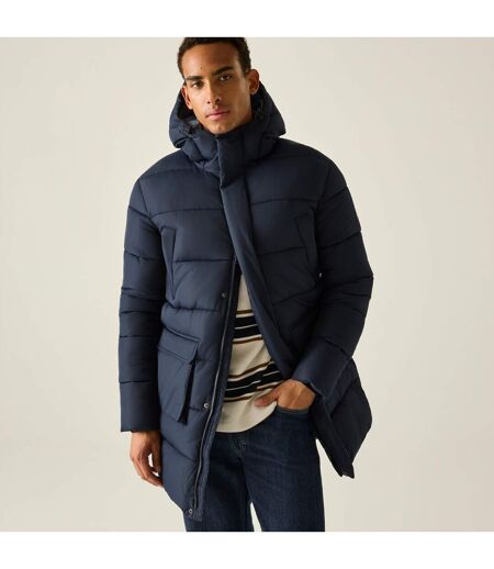 Veste Motif/style Long Marek Homme Bleu Marine Gris Pâle Regatta
