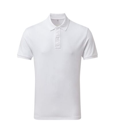 Polo manches courtes infinity homme blanc Asquith & Fox