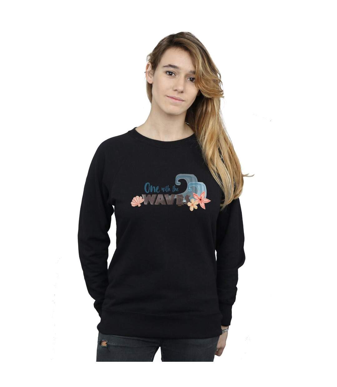 Disney Sweatshirt Moana One With The Waves - Femmes/Dames (Noir) - UTBI29484-2