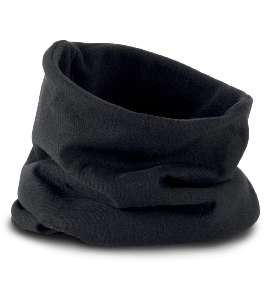 Echarpe tubulaire polaire - tour de cou adulte - KP121 - noir-1