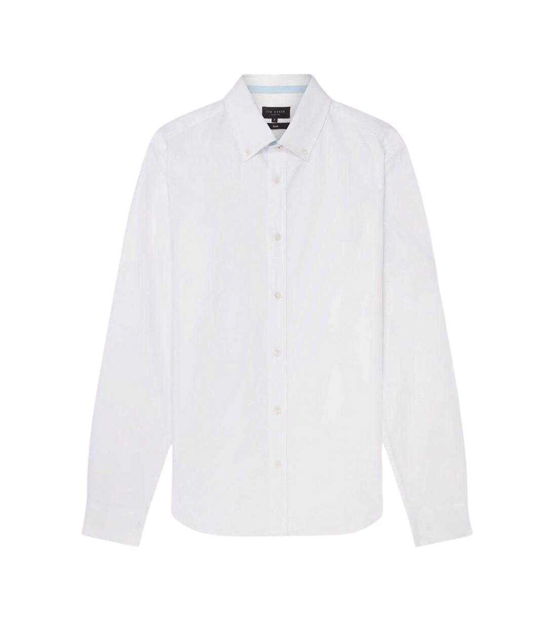 Mens Oxford Regular Long-sleeved Button-down Shirt White Ted Baker-2