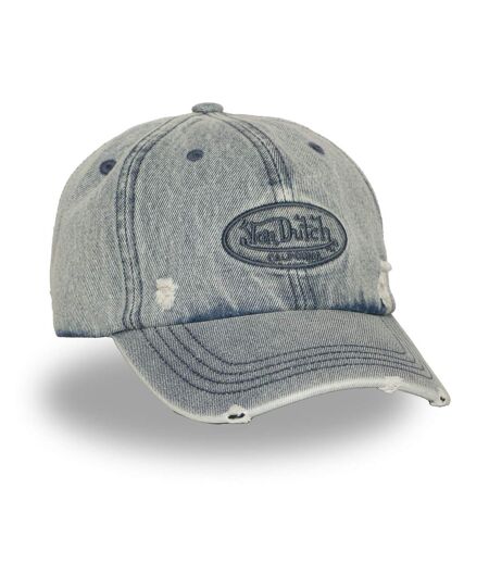 Casquette baseball adulte en jean avec effet destroy Jean Vondutch