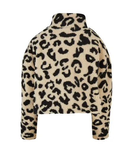 Sweat Motif/style Imprimé Léopard Femme Sable Urban Classics