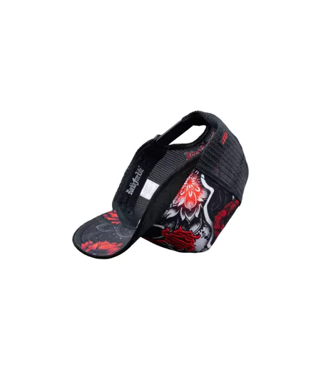 Casquette trucker avec filet bi-matière Flower Rock'n Free Life
