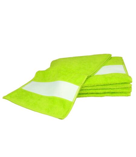 A&R Towels Subli-Me Sport Towel (Lime Green) - UTRW6042