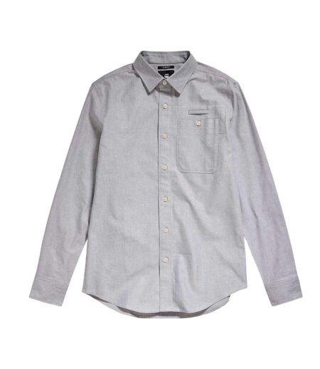 Mens 2.0 Slim Shirt Grey White G-Star