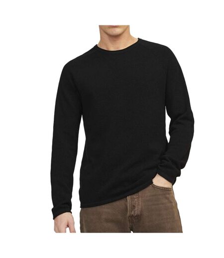 Pull Noir Homme Jack & Jones Knit Crew - L