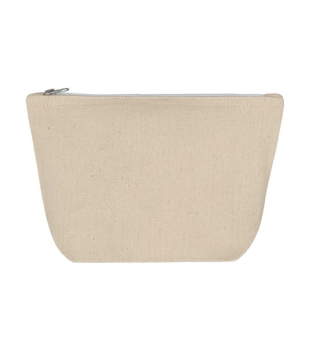 Trousse en coton taille L - Ref CA-AC-CASE - beige naturel