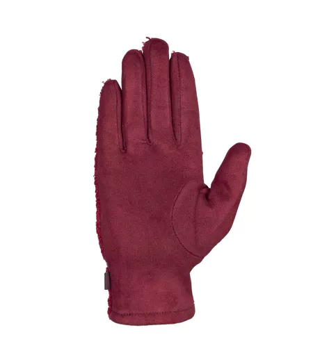 Womens/ladies Pisa Sherpa Winter Gloves Mulberry Trespass