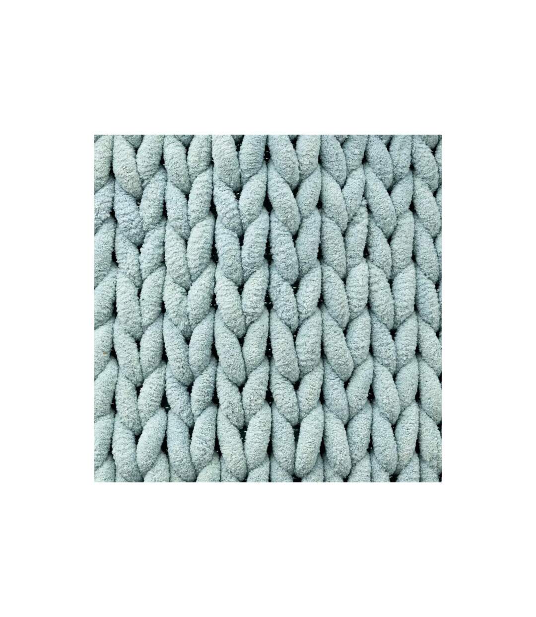 Tapis Salle de Bain Tissé Épais 50x75cm Bleu Arctique-3