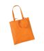 Tote Bag Bag For Life Taille Unique Orange Westford Mill-1