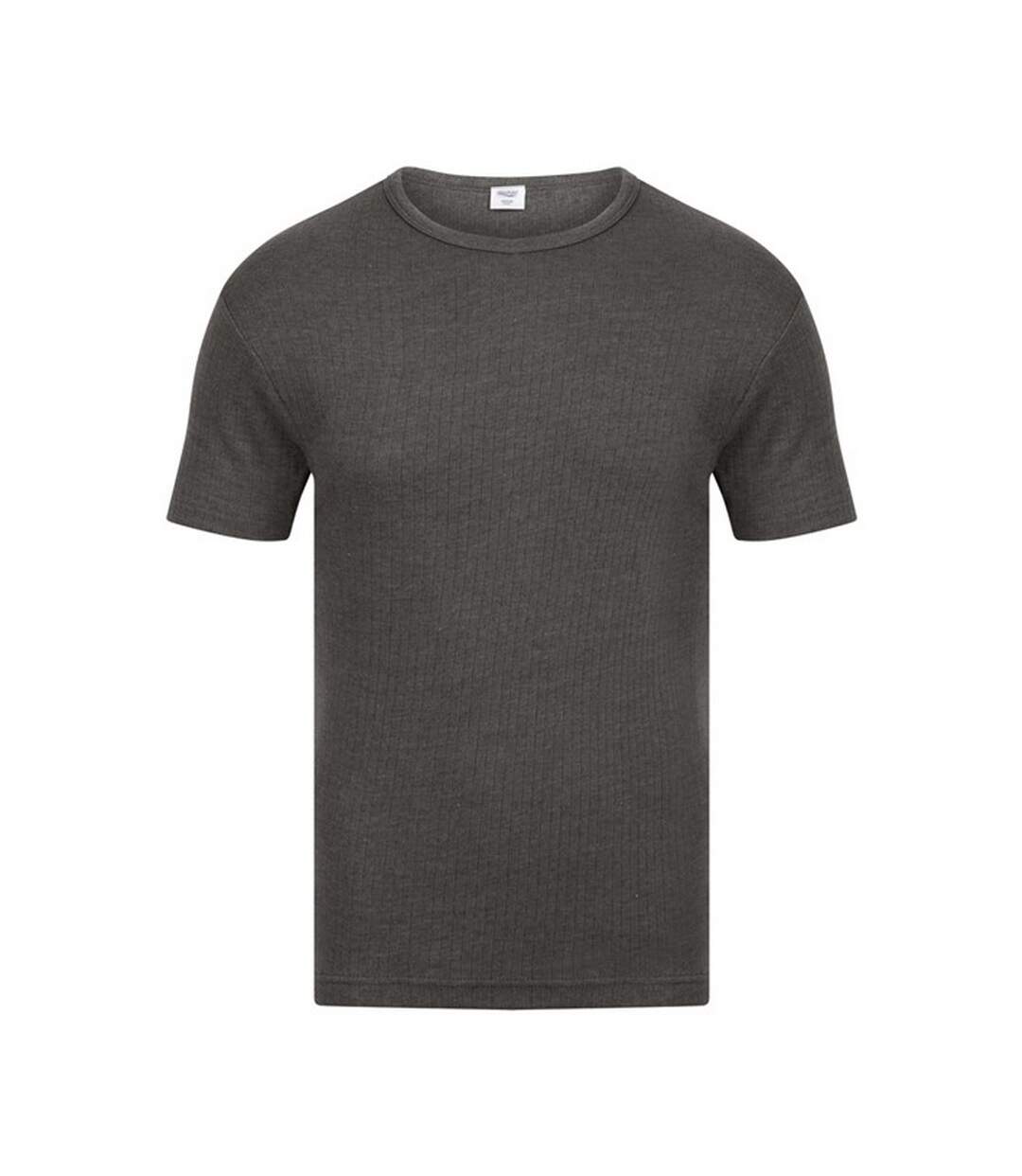 T-shirt thermique homme gris foncé Absolute Apparel-1