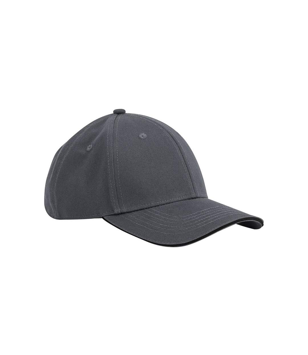 Casquette classic gris foncé / noir Beechfield-1