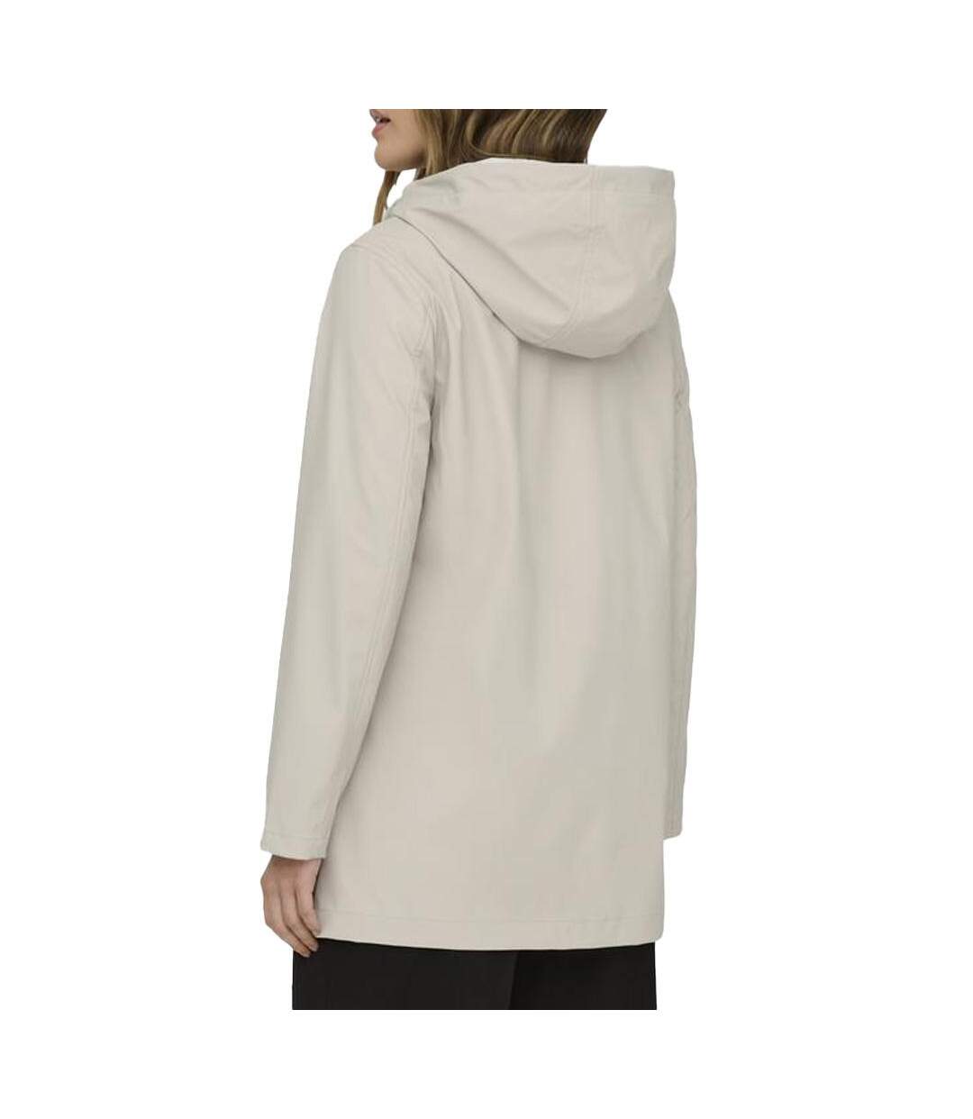 Veste imperméable beige femme only elisa-2
