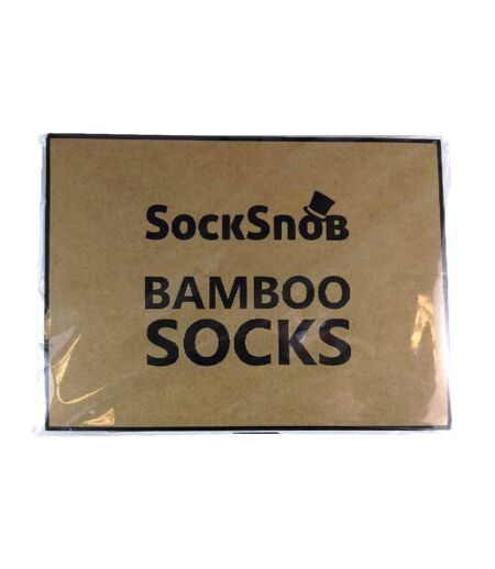 4 Pack Mens Bamboo Crew Dress Socks