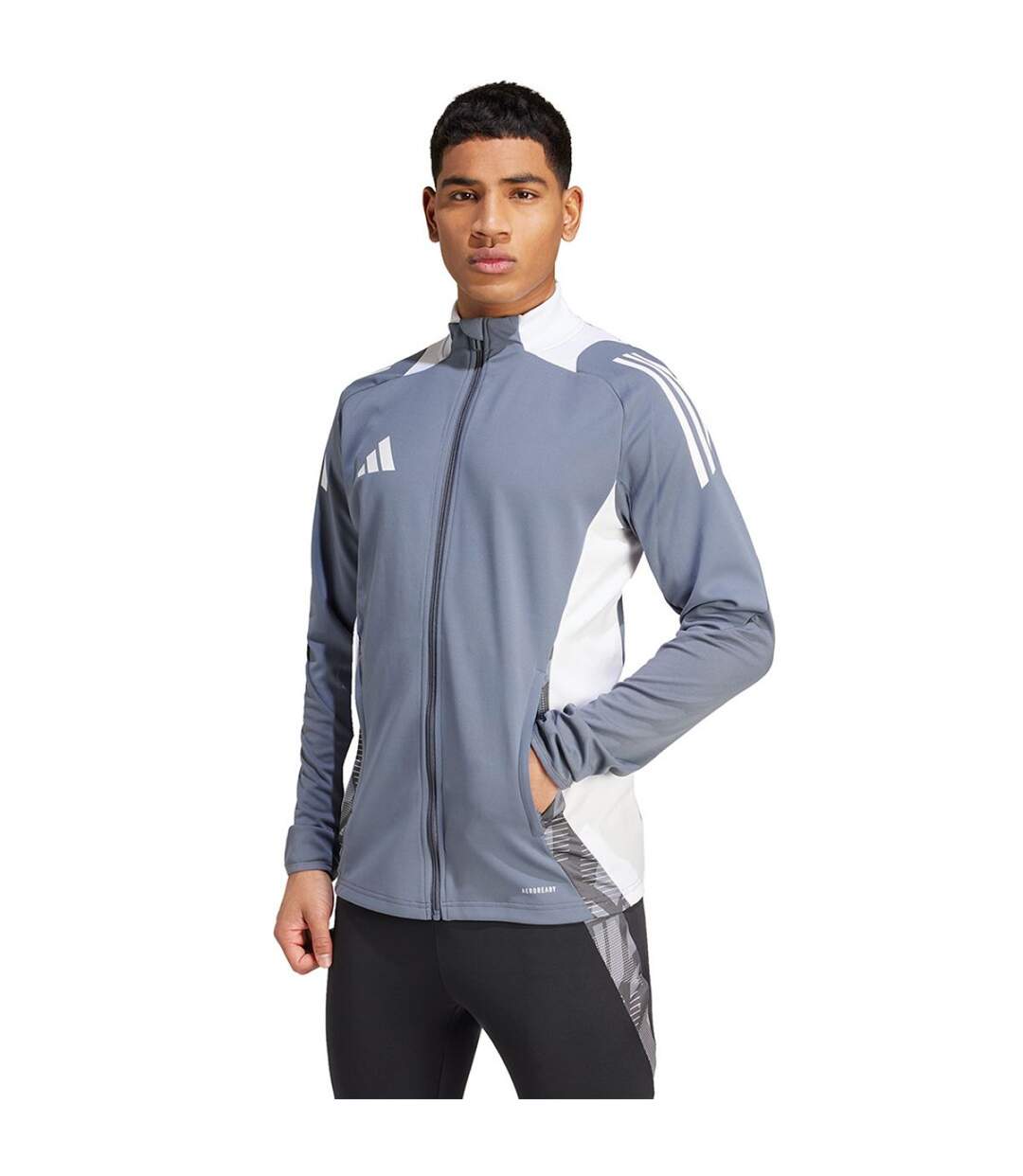Veste Entraînement Tiro Competition Homme Gris Argenté Adidas-1