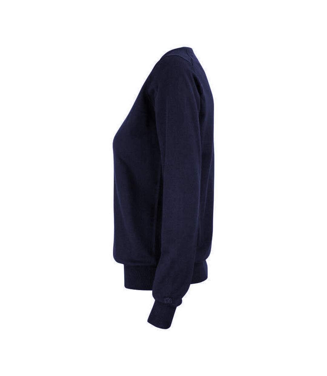 Womens/ladies Oakville Knitted Sweatshirt Dark Navy Cutter & Buck-3