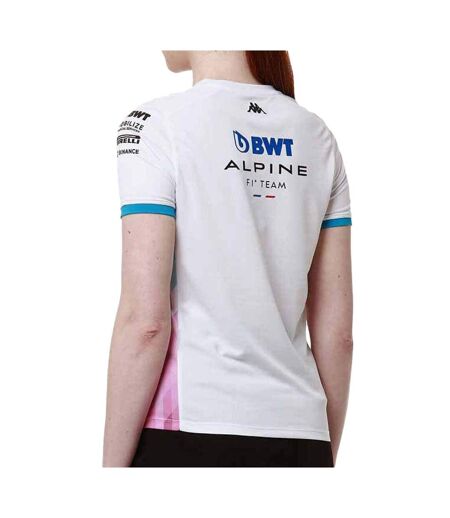 Maillots de sport blanc femme kappa adoliw alpine f1 - xxl