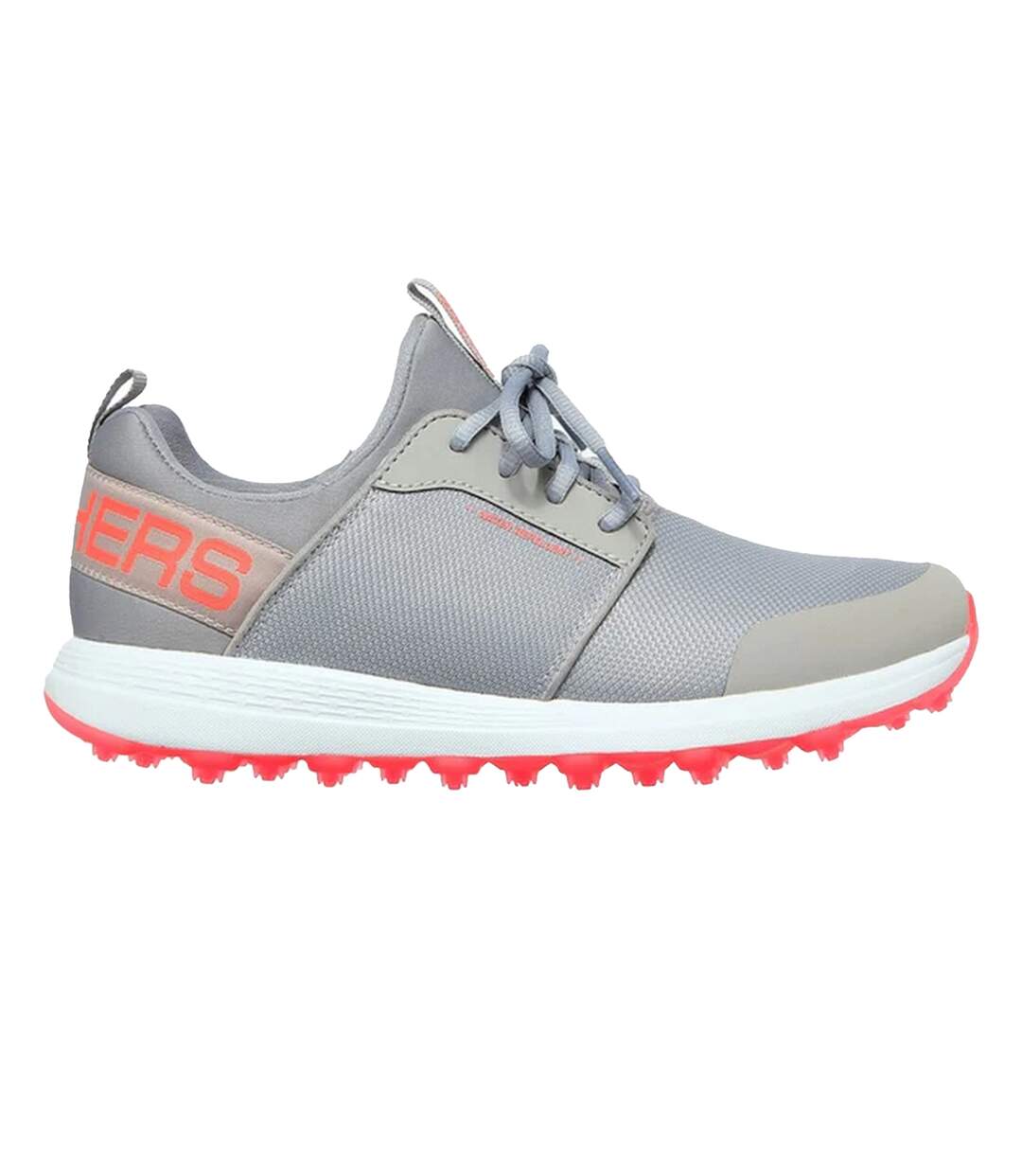 Womens/ladies go golf max sport trainers grey/coral Skechers-3