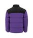 Mens Colour Block Corduroy Quilted Puffer Jacket Purple Firetrap-2